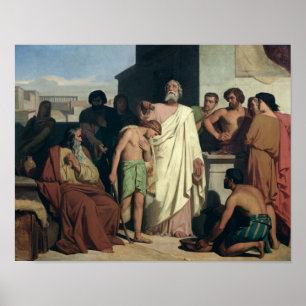 Póster Anointing de David por Saul, 1842