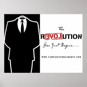 Poster anónimo da revolução