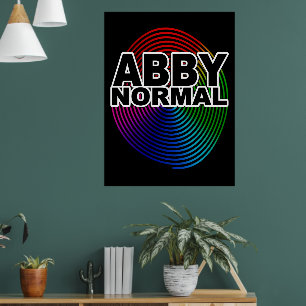 Poster Anorexidade Anormal Colorida Normal Loucura Espira