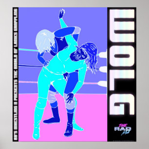 Poster "anos 80 II / WOLG" do shopping