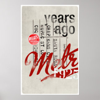 Póster Anos Atrás