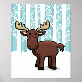 Poster Anta Animal da Floresta