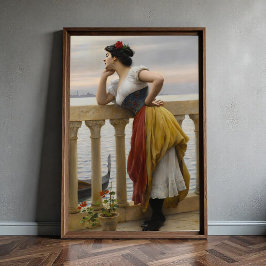 Poster Antecipação de Eugene de Blaas, Arte