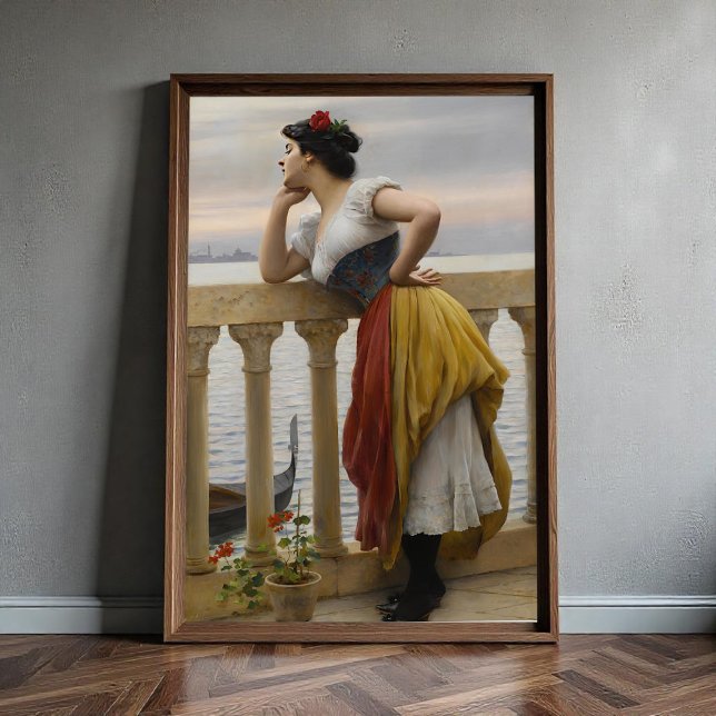 Poster Antecipação de Eugene de Blaas, Arte (Criador carregado)