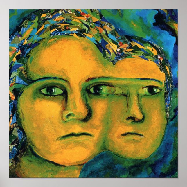 Póster Antecipação - Deusa Dourada e Esmeralda (Frente)