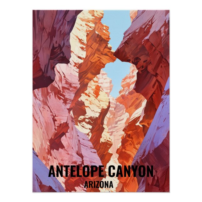 Póster Antelope Canyon, Arizona (Frente)