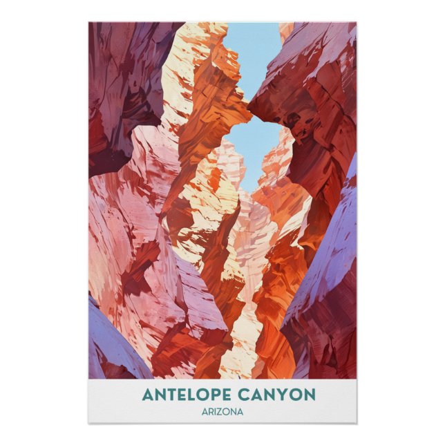 Póster Antelope Canyon, Arizona, América (Frente)