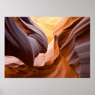Poster Antelope Canyon ou Corkscrew Canyon, Arizona...