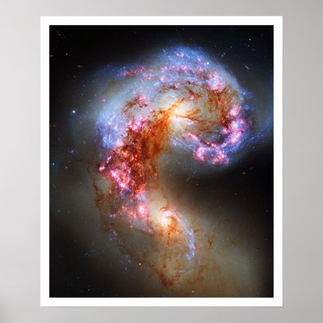 Póster Antennae Galaxies (Frente)