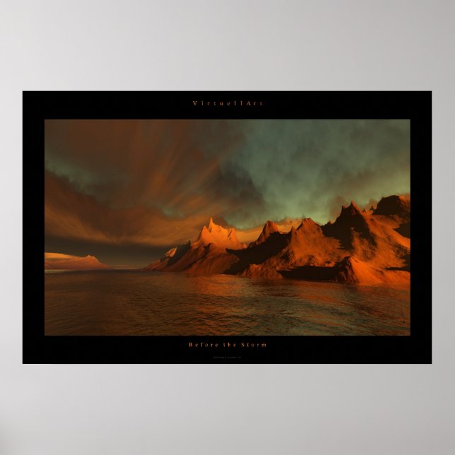 Póster Antes da Tempestade (Frente)