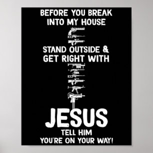 Poster Antes De Entrar Na Minha Casa, Fique Lá Fora