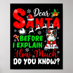 Poster Antes De Explicar O Quanto Conhece Xmas Papillon O
