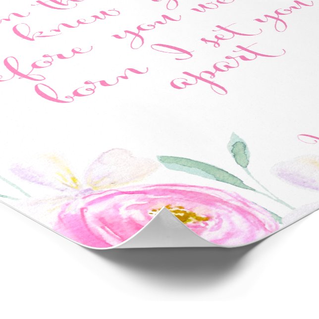 Poster Antes de te formar no útero, eu te conhecia. (Borda)