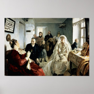 Póster Antes do casamento, 1880s