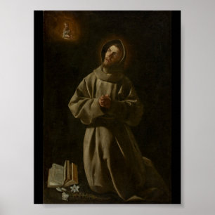 Poster Anthony de Pádua (Francisco de Zurbarán, 1627-30)