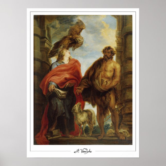 Poster Anthony van Dyck Cartaz de Arte Zedign #6 (Frente)