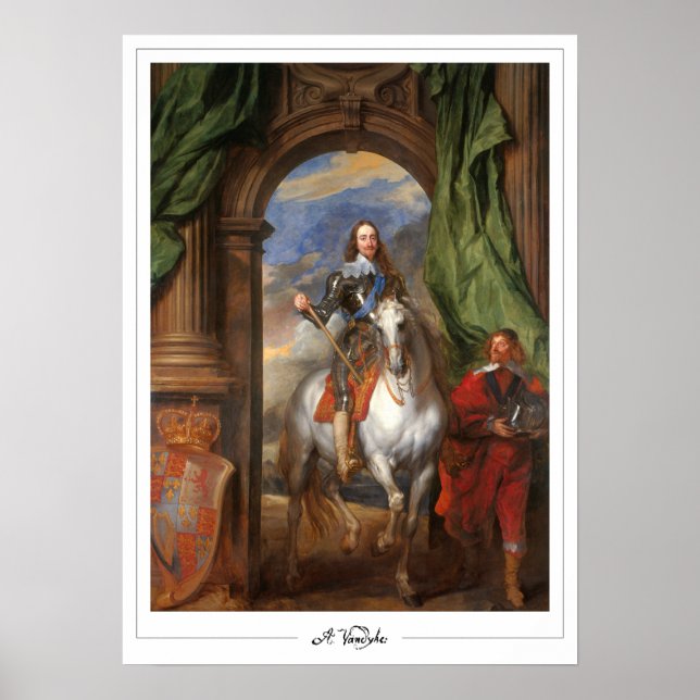 Poster Anthony van Dyck Zedign Cartaz de Arte #46 (Frente)