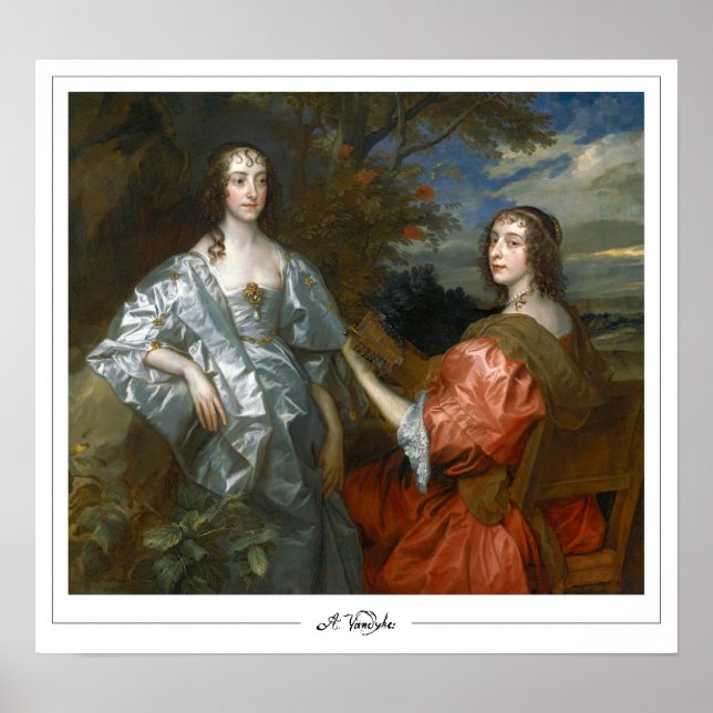 Poster Anthony van Dyck Zedign Cartaz de Arte #51 (Frente)