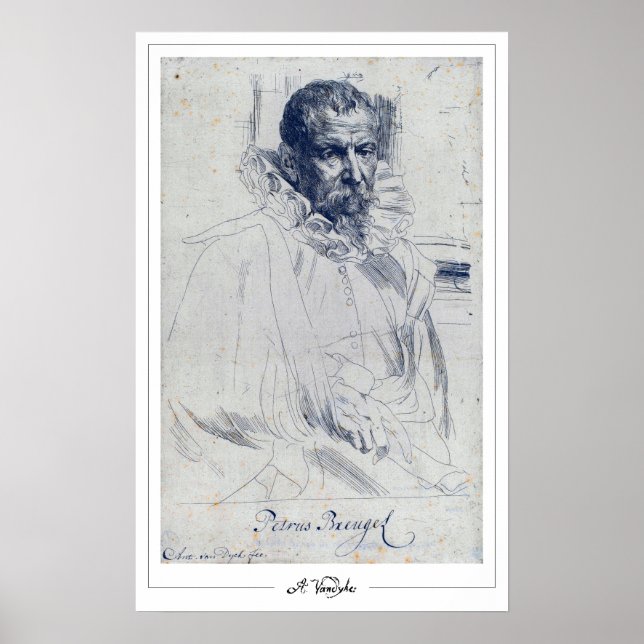 Poster Anthony van Dyck Zedign Cartaz de Arte #52 (Frente)