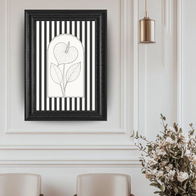 Poster Anthurium Elegante Flor Botânico (Criador carregado)