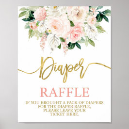 Poster Anthurium watercolor Fralda floral Raffle