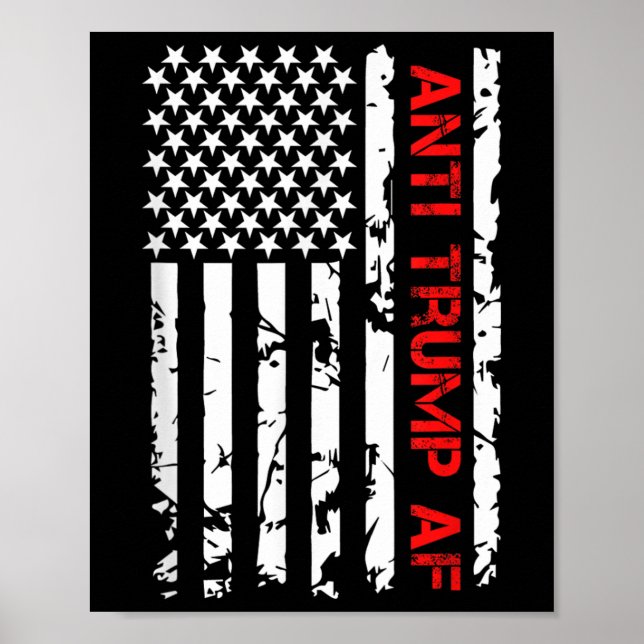 Poster Anti-Af Trump, Impeach Trump (Frente)