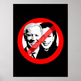 POSTER ANTI BIDEN HARRIS