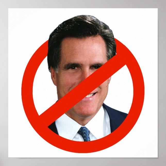 PÓSTER ANTI MITT ROMNEY (Frente)