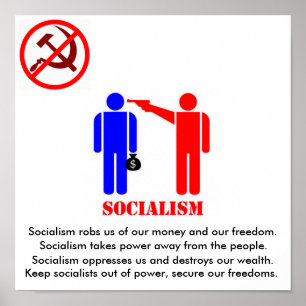 Póster Anti-Socialismo