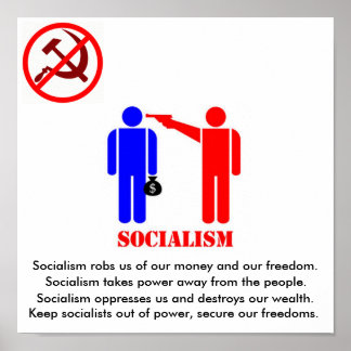 Póster Anti-Socialismo