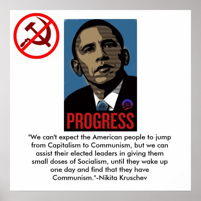 Poster Anti-Socialismo (Frente)