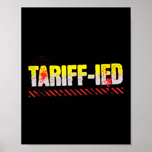 Poster Anti-tarifa - Políticas Anti Trump - Tariffs Tax T
