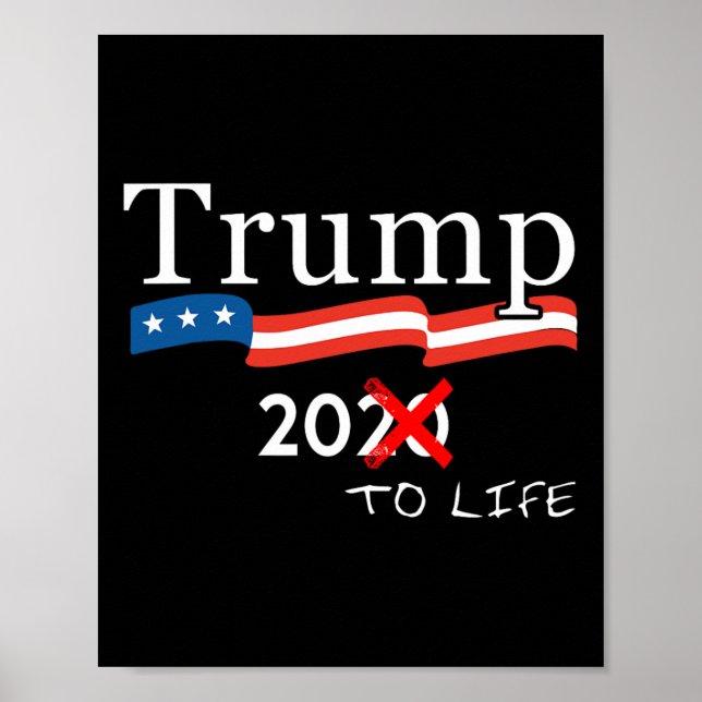 Poster Anti-Trump 20 To Life (Frente)