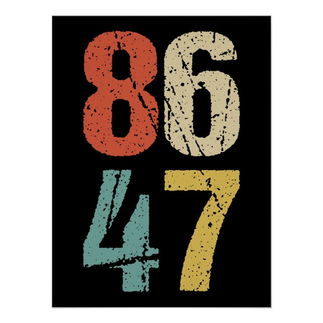 Póster Anti-Trump - 86 47 I (Frente)