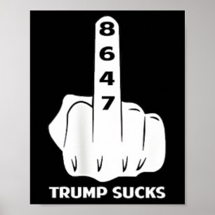 Poster Anti Trump 86 47 Retro Impeachment 47 Anti-trump V