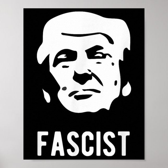 Poster Anti-trump fascista (Frente)