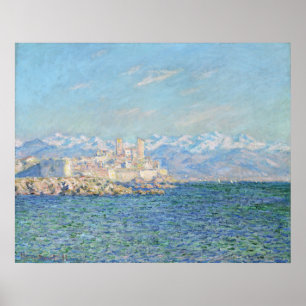 Poster Antibes, efeito da tarde - Claude Monet