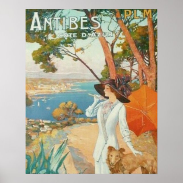 Póster Antibes French Riviera (Frente)