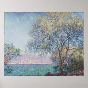 Poster Antibes na manhã, Claude Monet, 1888