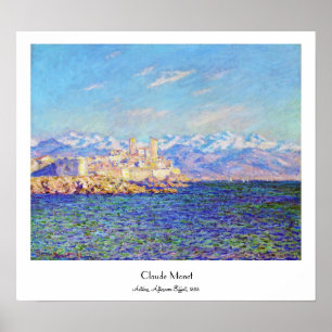 Póster Antibos, Efeito à Tarde, 1888 Claude Monet legal,
