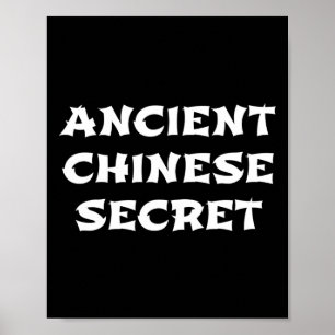 Poster Antiga China Secreta Molho de Dia de as Bruxas eng