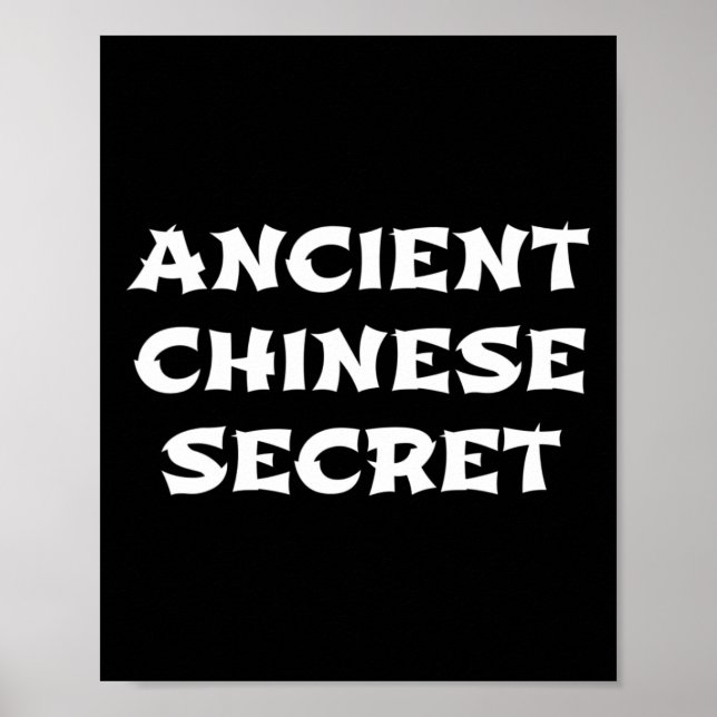 Poster Antiga China Secreta Molho de Dia de as Bruxas eng (Frente)