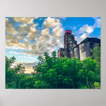 Antiga fábrica de maltagem em Montreal, Quebec, Ca