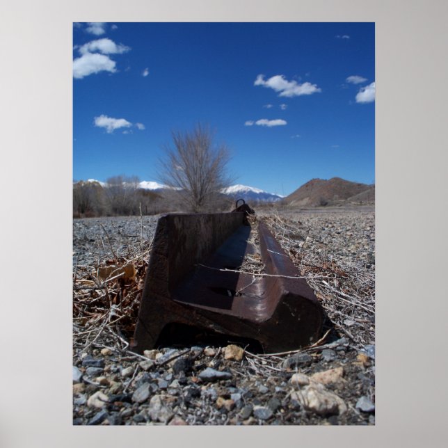 Póster Antiga ferrovia (Frente)