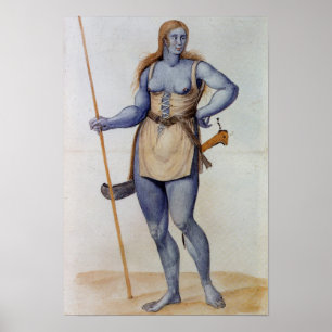 Poster Antiga Mulher Britânica