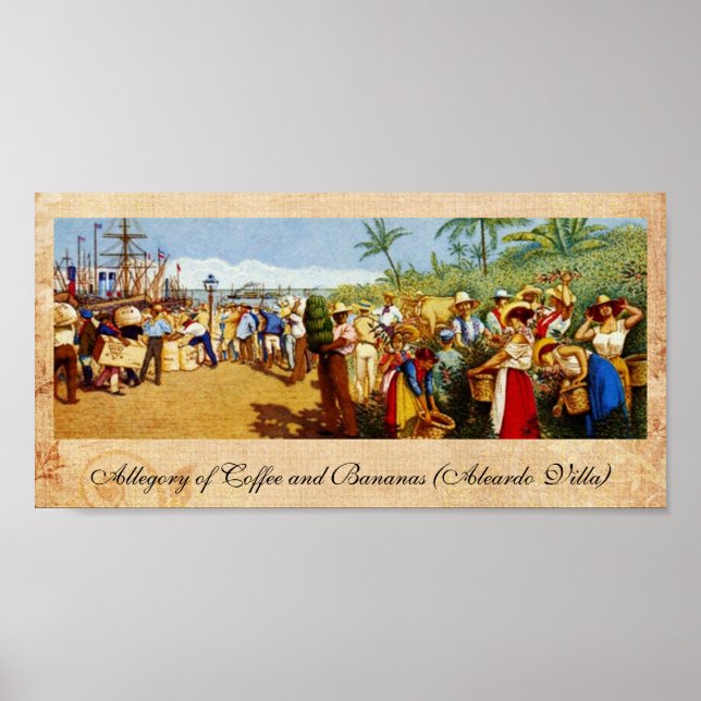 Póster Antiga pintura costa-riquenha (Frente)