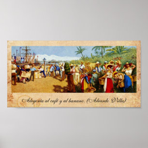 Poster Antiga pintura costa-riquenha