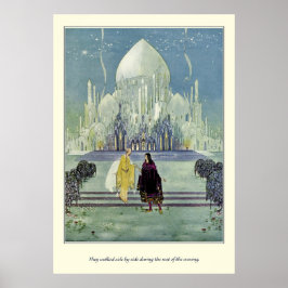 Póster Antigas Fadas Francesas: Elas Caminhavam Lado a La