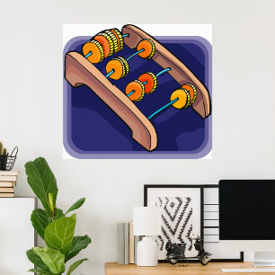 Poster Antigo Abacus