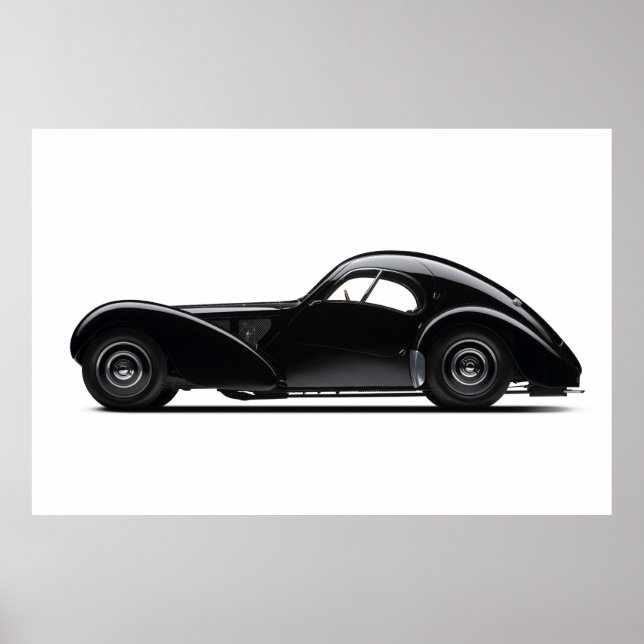 Póster Antigo carro 50 (Frente)